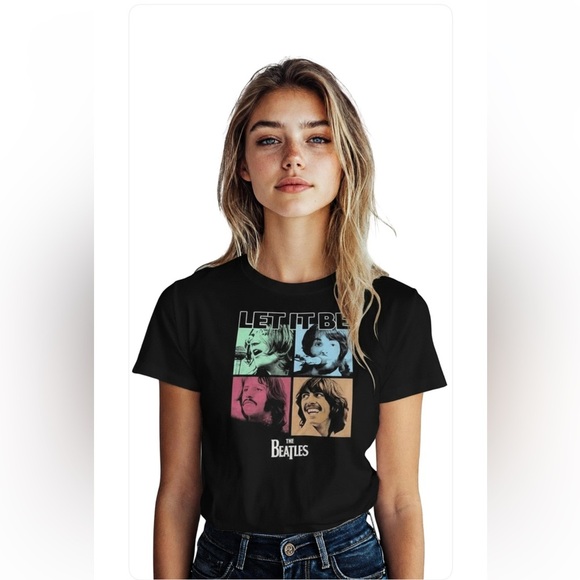 The Beatles Let it Be Graphic Tee Shirt Size M NEW - Picture 1 of 5